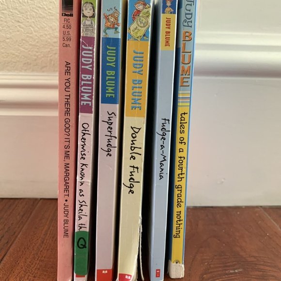 JUDY BLUME COMPLETE FUDGE SERIES 1-5 Fourth Double Shelia Super Fudge-a-mania - Picture 12 of 12